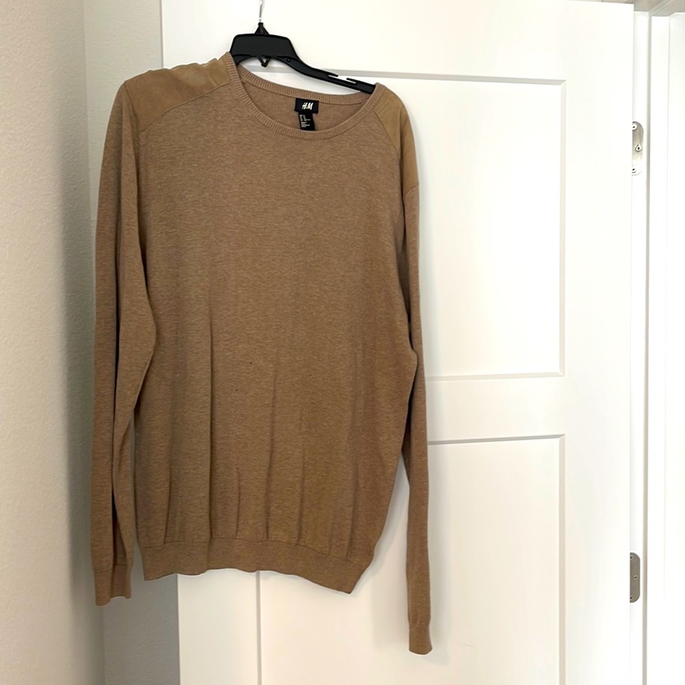 Tan mans sweater